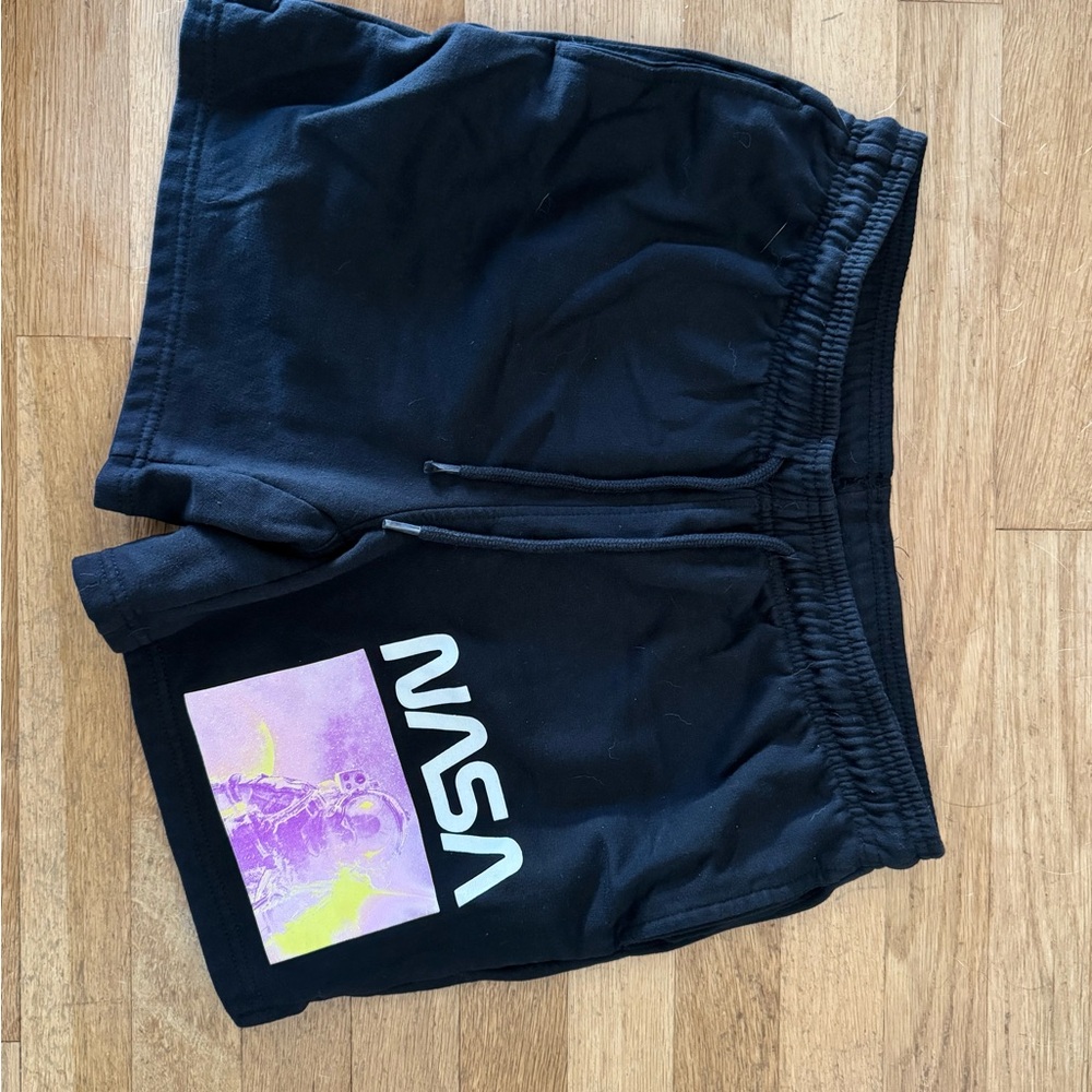 Black NASA shorts
